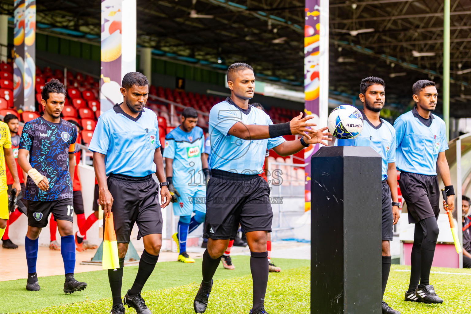 TC Sports Club vs Super United Sports in Day 5 of Under 19 Youth Championship 2024 was held at National Stadium in Male', Maldives on Sunday, 23rd June 2024. Photos: Nausham Waheed / images.mv