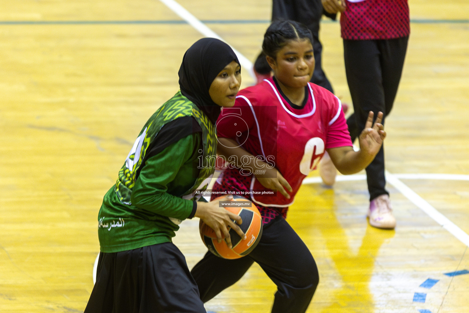 Day5 of 24th Interschool Netball Tournament 2023 was held in Social Center, Male', Maldives on 31st October 2023. Photos: Mohamed Mahfooz Moosa / images.mv