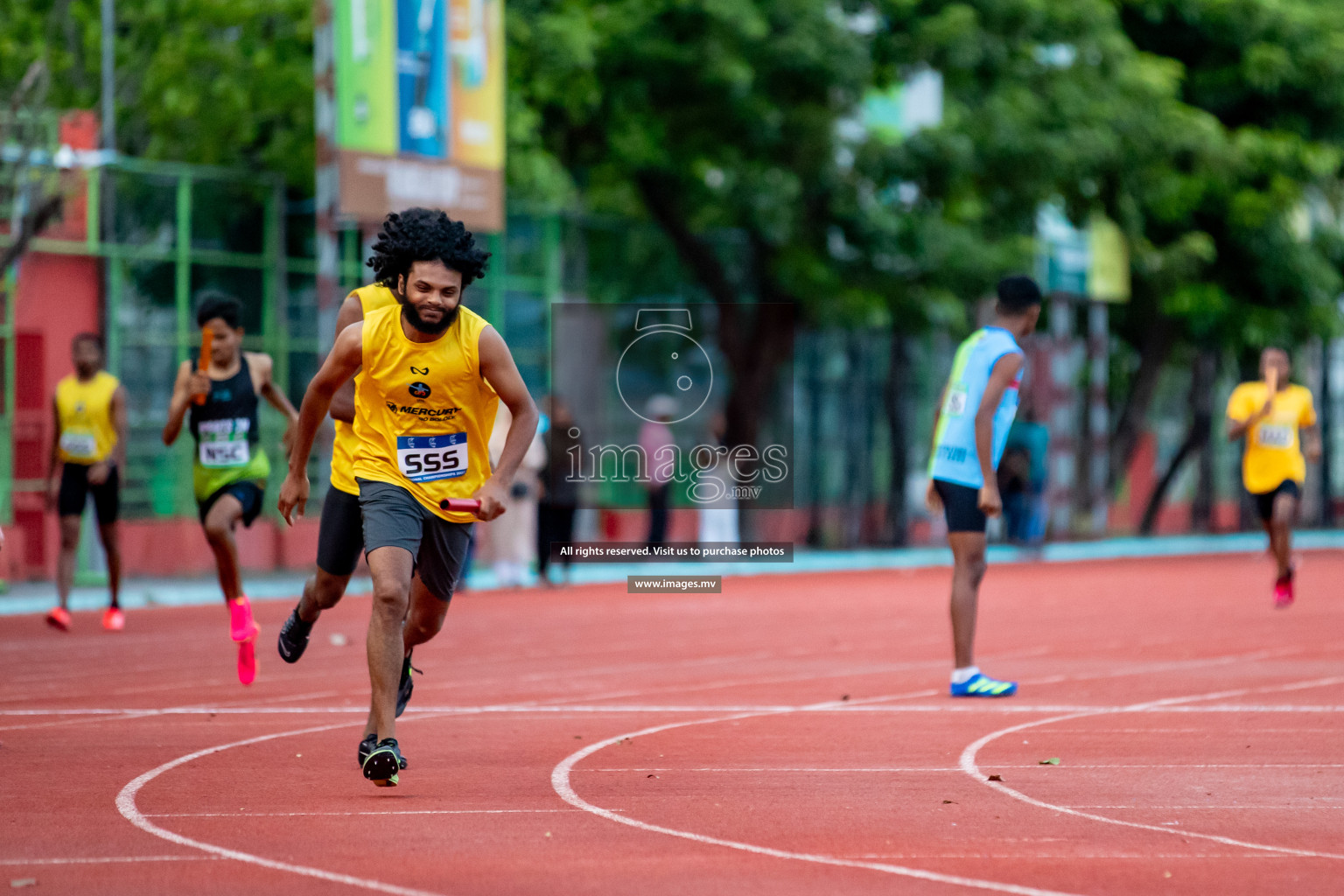 Day 2 of National Athletics Championship 2023 was held in Ekuveni Track at Male', Maldives on Friday, 24th November 2023. Photos: Hassan Simah / images.mv