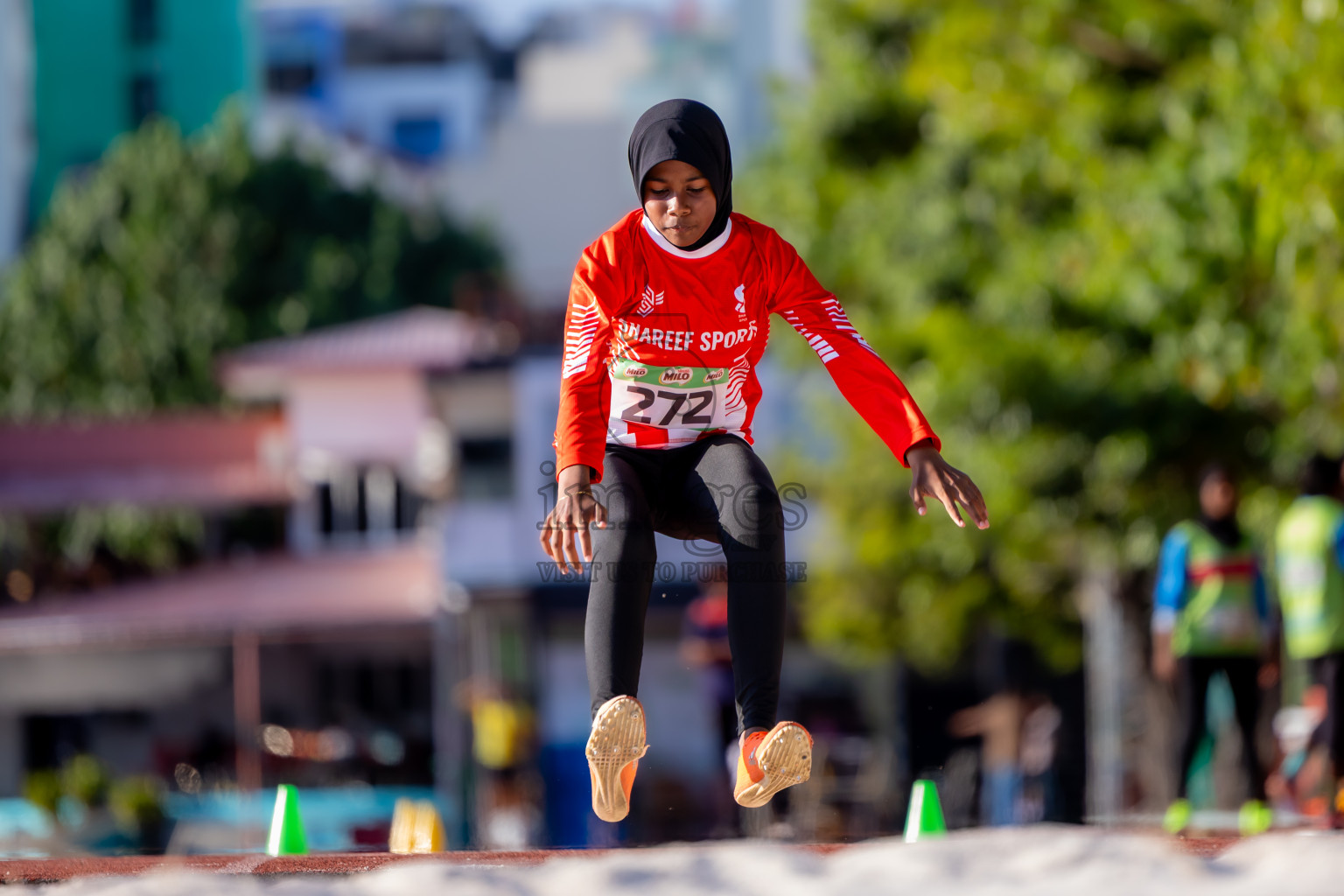 Day 1 of 12th Milo Association Championships was held in Ekuveni Track at Male', Maldives on Thursday, 24th April 2025. Photos: Nausham Waheed / images.mv