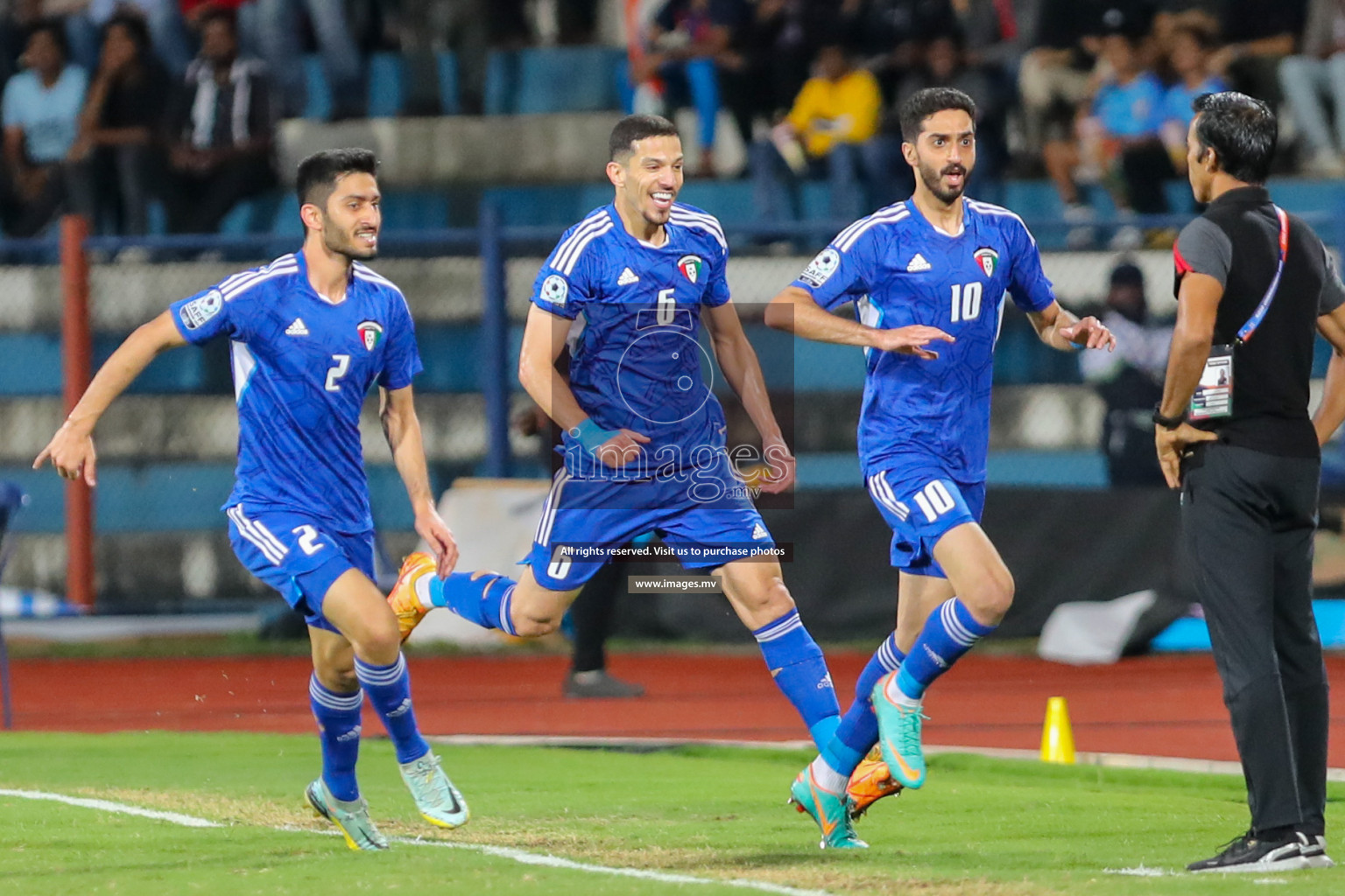 Kuwait vs India in the Final of SAFF Championship 2023 held in Sree Kanteerava Stadium, Bengaluru, India, on Tuesday, 4th July 2023. Photos: Hassan Simah / images.mv