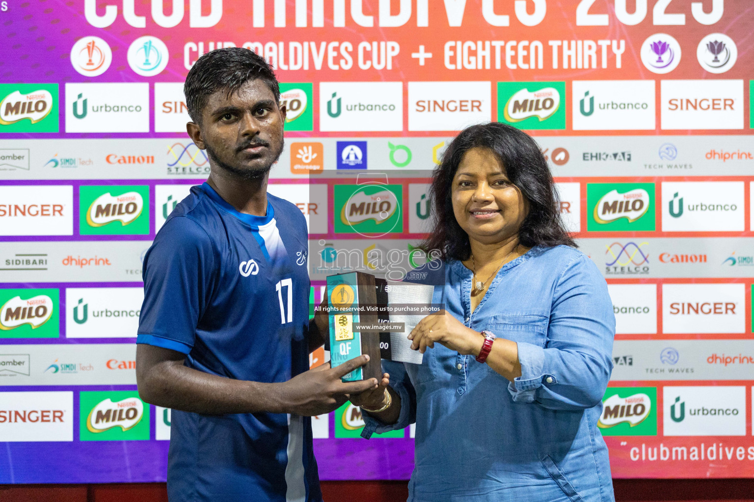 POSC vs Team Khaarijee in Quarter Finals of Club Maldives Cup Classic 2023 held in Hulhumale, Maldives, on Friday, 11th August 2023 Photos: Ismail Thoriq, Nausham Waheed / images.mv