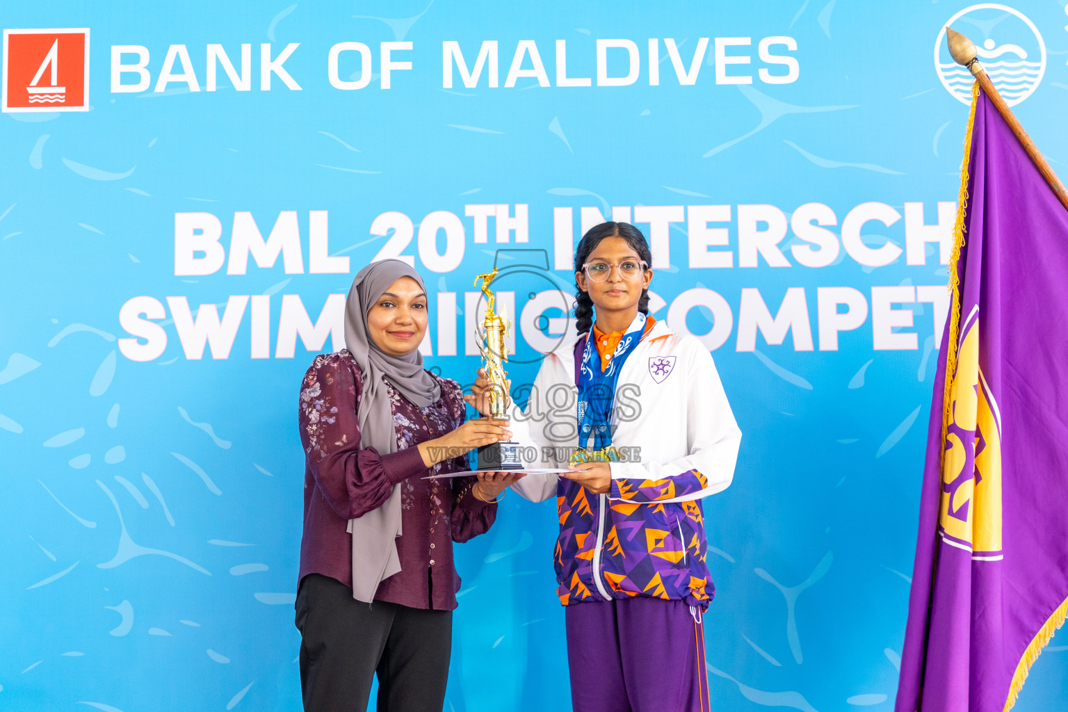 Closing ceremony of BML 20th Inter-School Swimming Competition was held in Hulhumale' Swimming Complex on Saturday, 19th October 2024. 
Photos: Ismail Thoriq