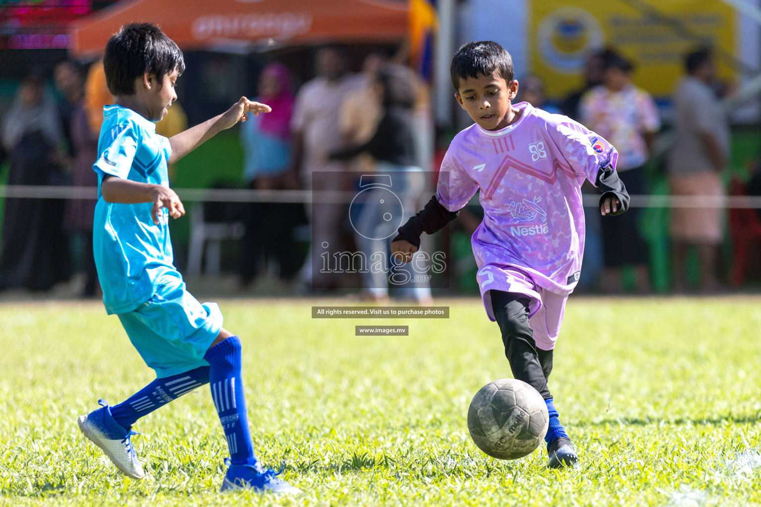 Day 3 of Nestle Kids Football Fiesta, held in Henveyru Football Stadium, Male', Maldives on Friday, 13th October 2023 Photos: Nausham Waheed/ images.mv