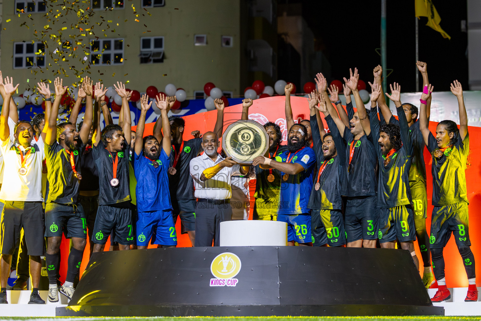 Road Recreation Club vs Club Combination SC Eydhafushi in Kings Cup Final of Club Maldives 2025 was held in Rehendhi Futsal Ground, Hulhumale', Maldives on Tuesday, 9th September 2025. Photos: Ismail Thoriq / images.mv