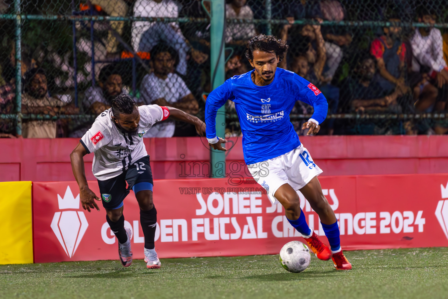 S Hithadhoo vs S Maradhoofeydhoo in Day 21 of Golden Futsal Challenge 2024 was held on Sunday , 4th February 2024 in Hulhumale', Maldives
Photos: Ismail Thoriq / images.mv