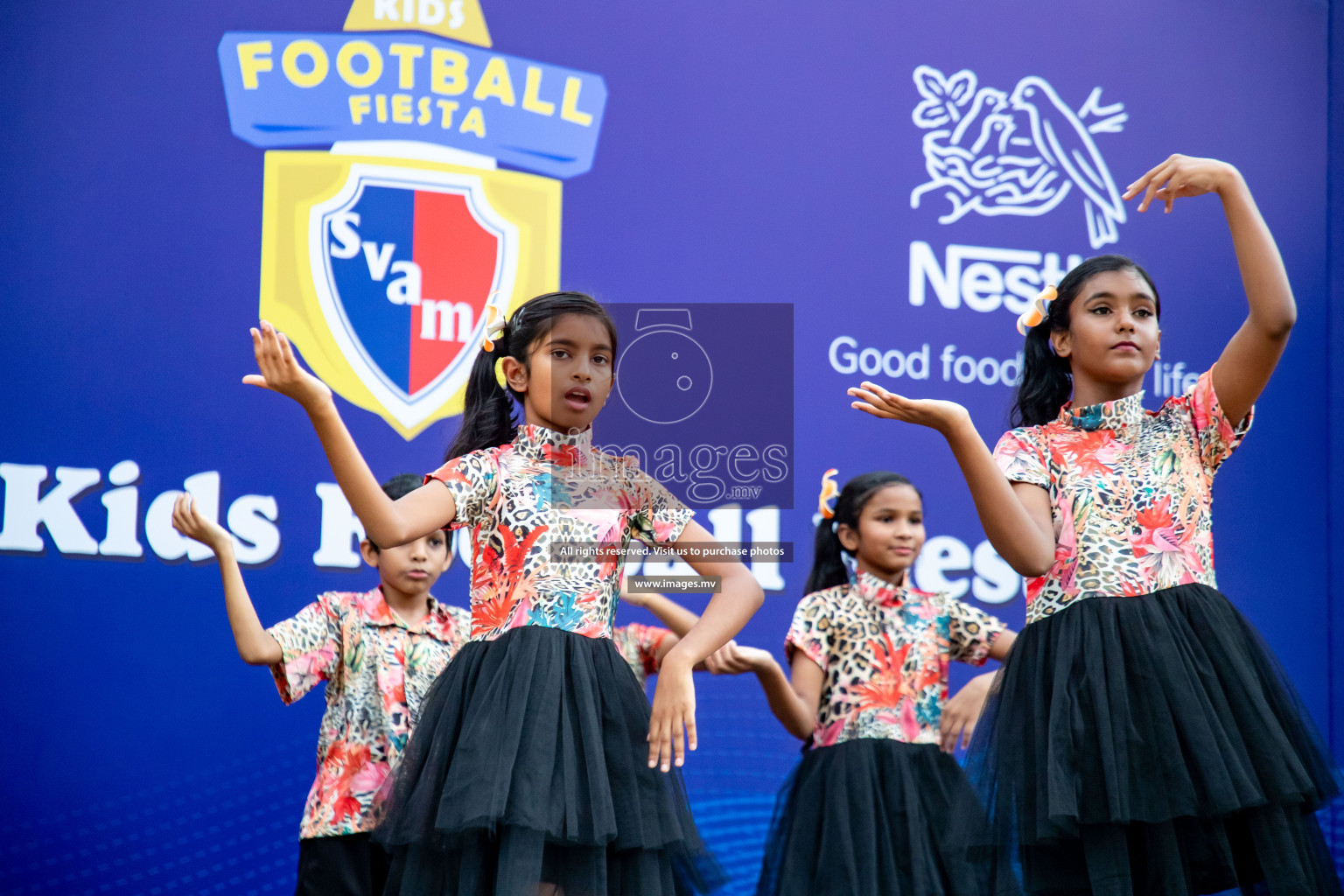 Draw Ceremony of Nestle' Kids Football Fiesta 2023 held in Artificial Beach, Male', Maldives on Saturday, 7th October 2023