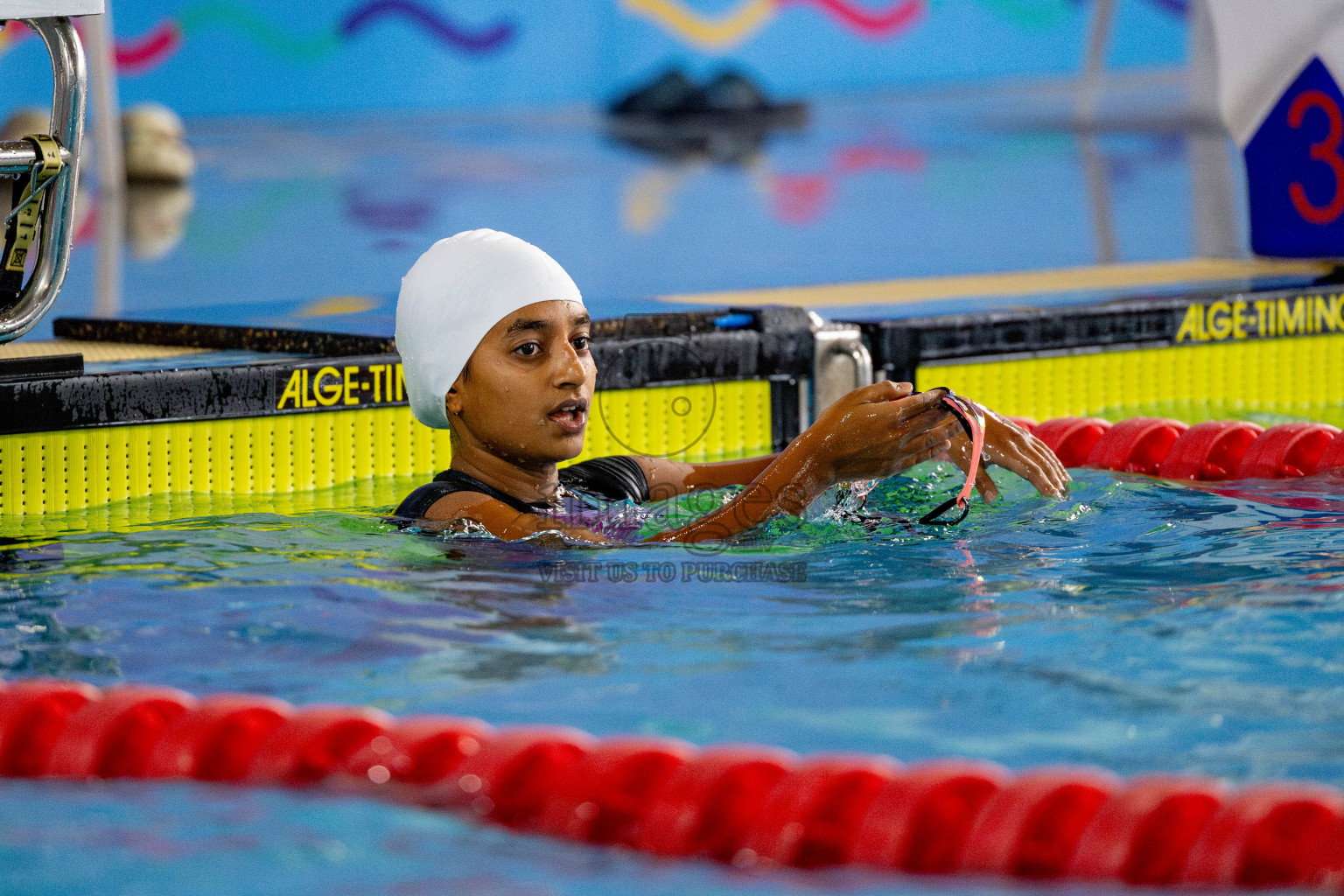 Day 4 of National Swimming Competition 2024 held in Hulhumale', Maldives on Monday, 16th December 2024. 
Photos: Hassan Simah / images.mv