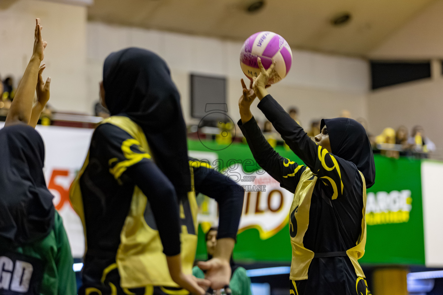 Day 8 of 26th Inter-School Netball Tournament 2025 was held in Social Center Indoor Hall on Sunday, 26th October 2025. Photos: Hassan Simah / images.mv