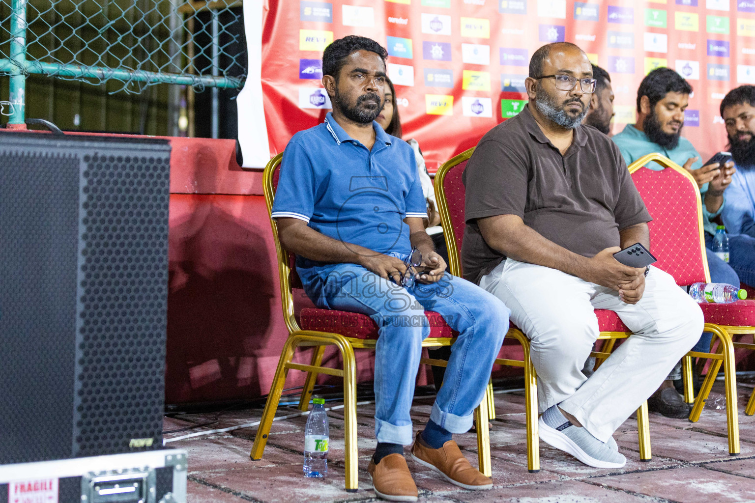 Opening of Golden Futsal Challenge 2024 with Charity Shield Match between L.Gan vs Th. Thimarafushi was held on Sunday, 14th January 2024, in Hulhumale', Maldives Photos: Nausham Waheed / images.mv