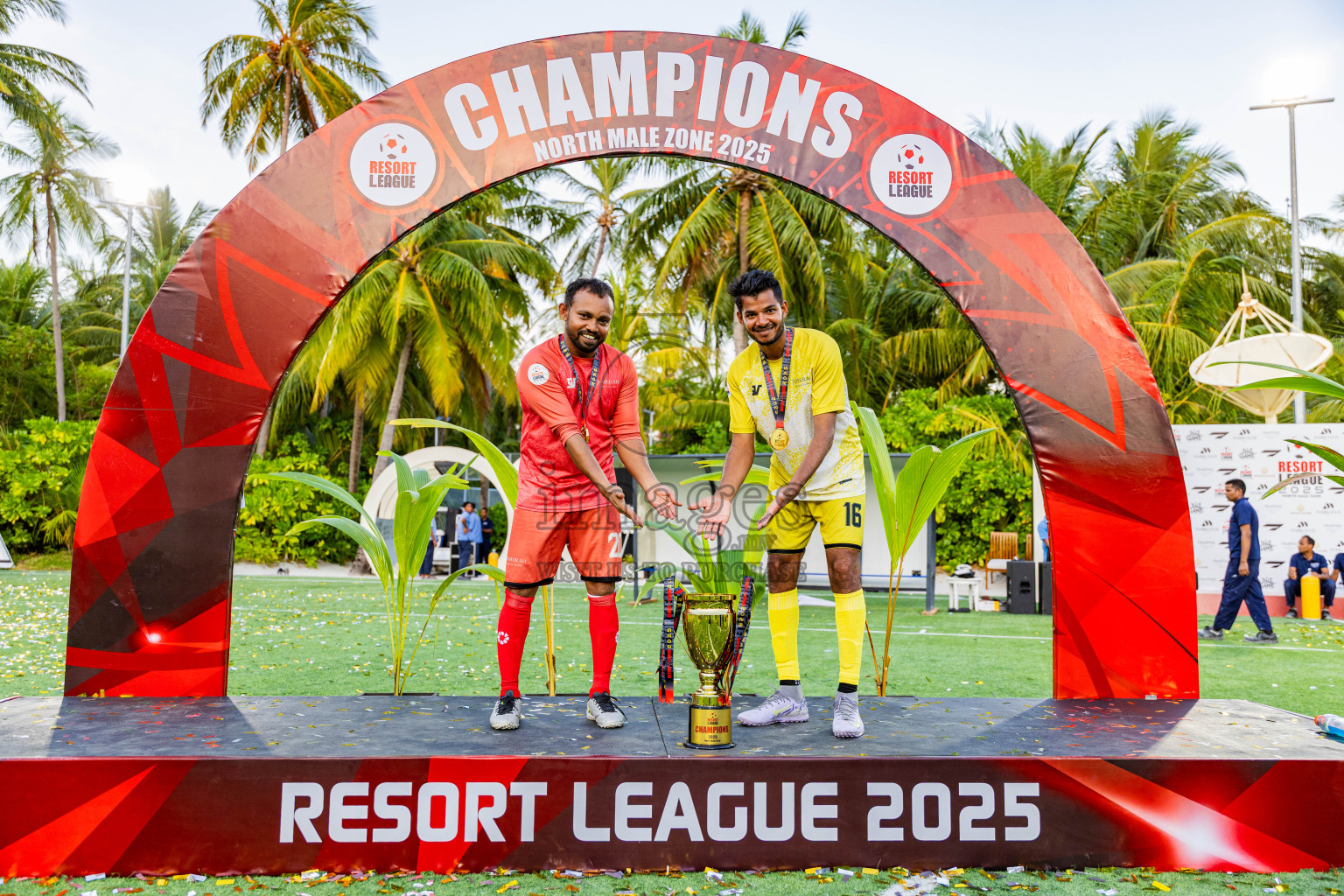 Jumeirah vs Varu in Final of Resort League 2025 (North Male Zone) was held on Saturday, 27th September 2025 in One And Only Reethi Rah Maldives Resort, Photos: Areef Adam / images.mv