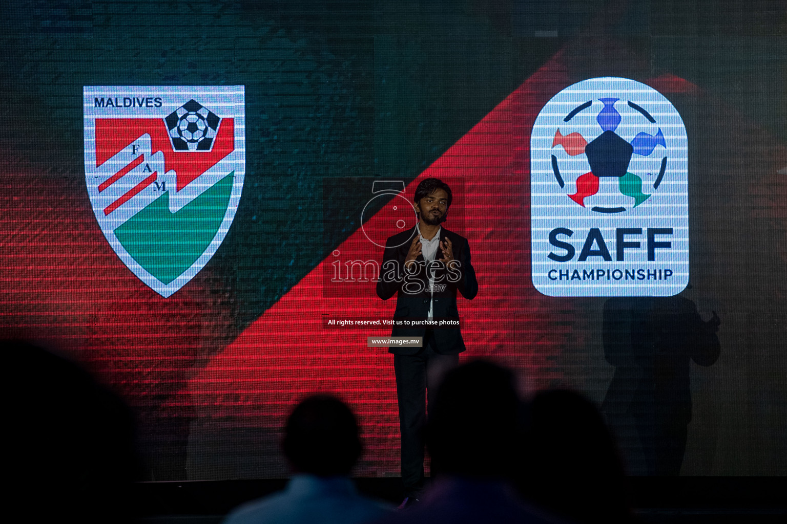 SAFF Championship 2021 Launching event was held in National Stadium, Male', Maldives on Sunday, 12th September 2021. Photos: Ismail Thoriq / images.mv