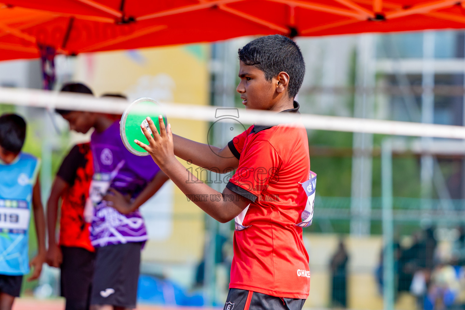 Day 4 of MWSC Interschool Athletics Championships 2024 held in Hulhumale Running Track, Hulhumale, Maldives on Tuesday, 12th November 2024. Photos by: Nausham Waheed / Images.mv