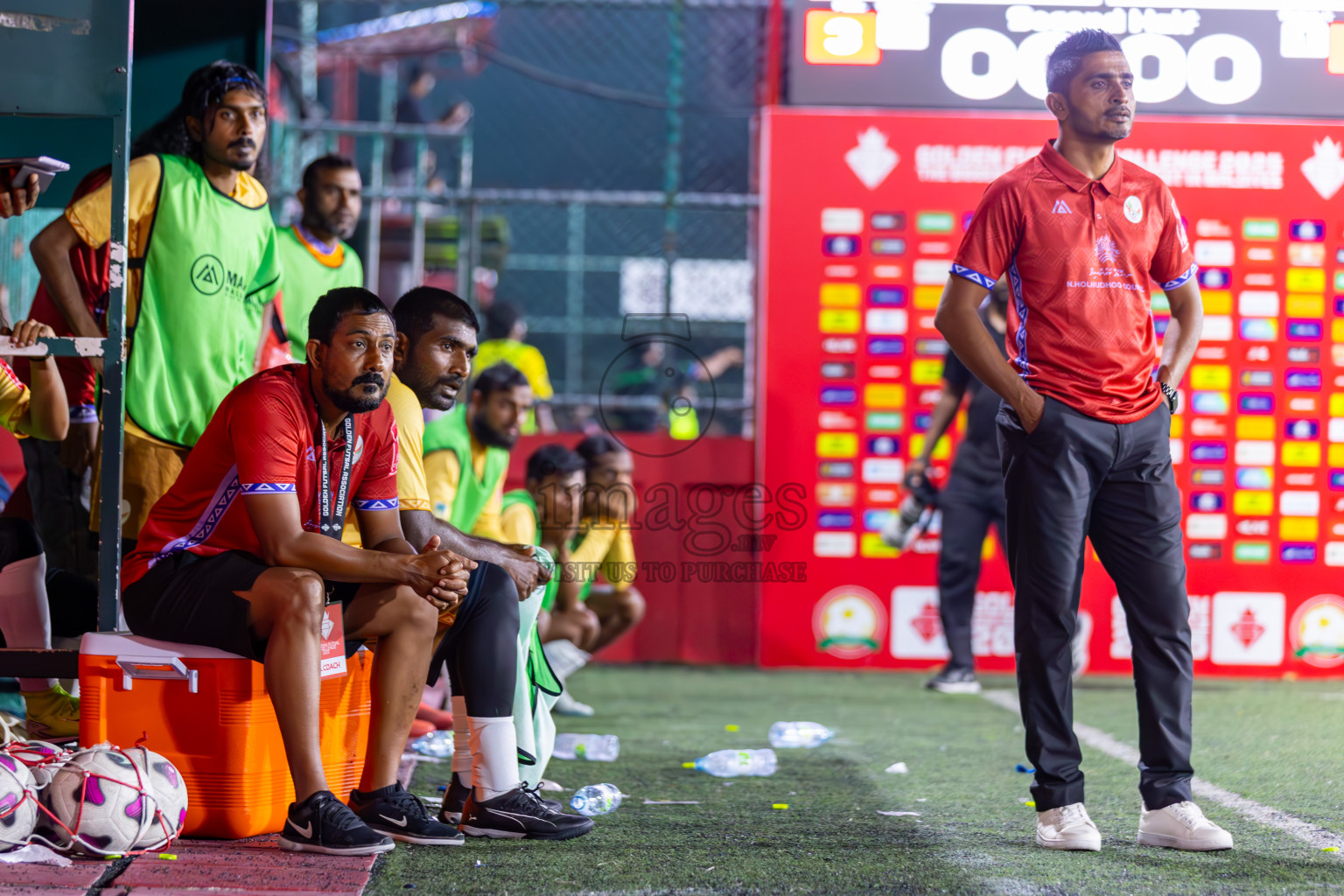 N Holhudhoo vs N Miladhoo in Noonu Atoll Final in Day 24 of Golden Futsal Challenge 2025 was held on Tuesday , 28th January 2025, in Hulhumale', Maldives. Photos: Ismail Thoriq / images.mv
