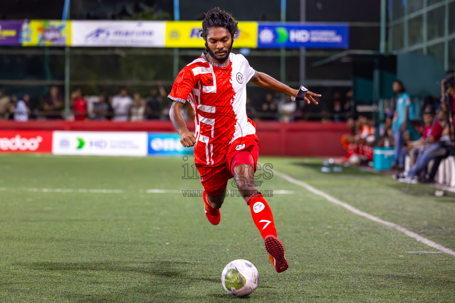 M Naalaafushi VS M Kolhufushi in Day 25 of Golden Futsal Challenge 2024 was held on Thursday , 8th February 2024 in Hulhumale', Maldives
Photos: Ismail Thoriq / images.mv