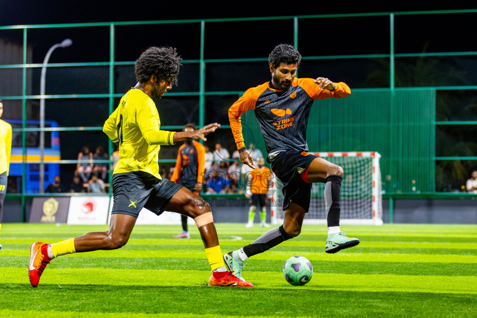 FC Calms vs Xephyrs in Day 1 of Quarter Finals of BG Futsal Challenge 2024 was held on Friday , 29th March 2024, in Male', Maldives Photos: Nausham Waheed / images.mv