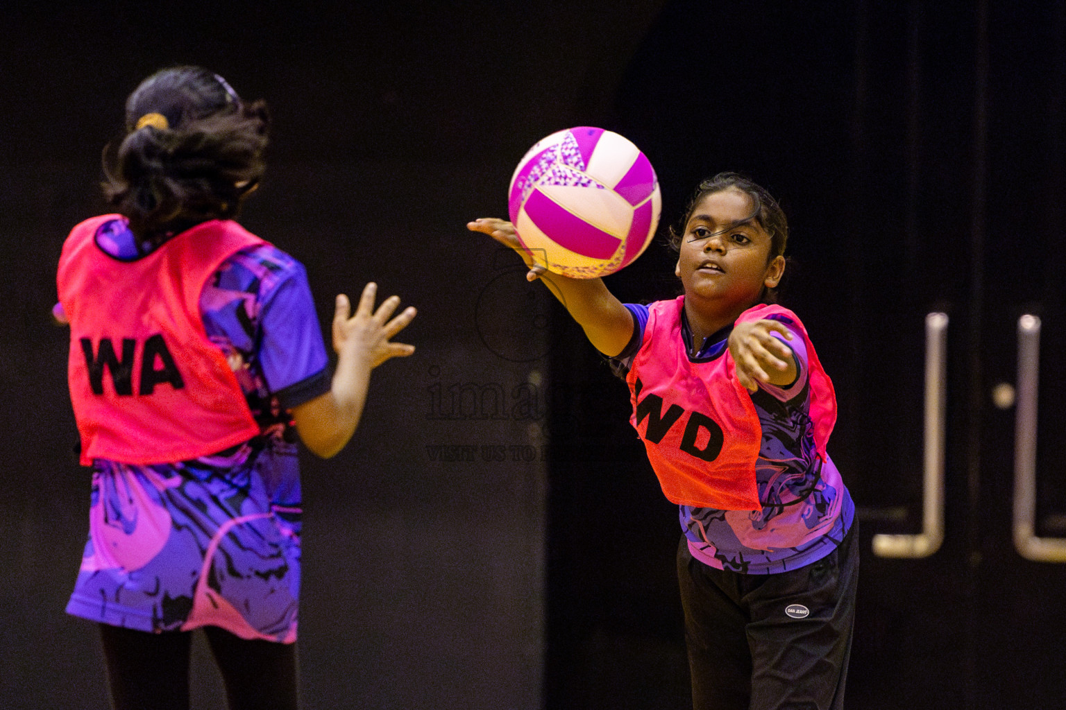Netgen A vs N Sports Academy B in Day 2 of 3rd Junior Championship - Netball association of Maldives, held at Social Center on Monday 20th January 2025 . Photos by Nausham Waheed