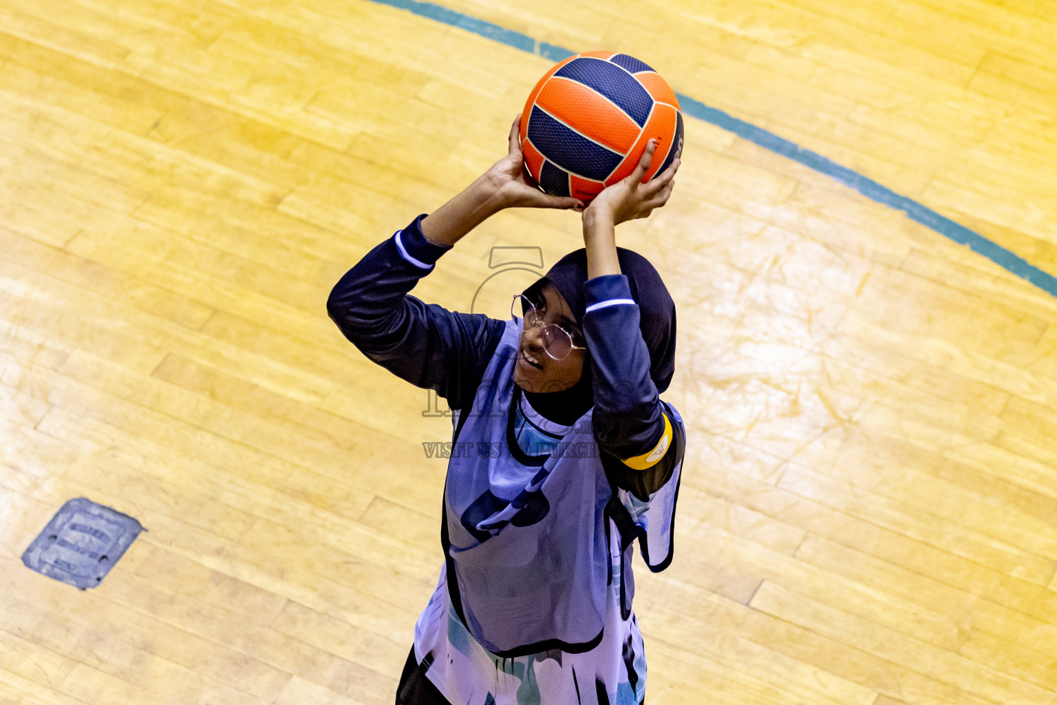 Day 3 of 25th Inter-School Netball Tournament was held in Social Center at Male', Maldives on Sunday, 11th August 2024. Photos: Nausham Waheed / images.mv