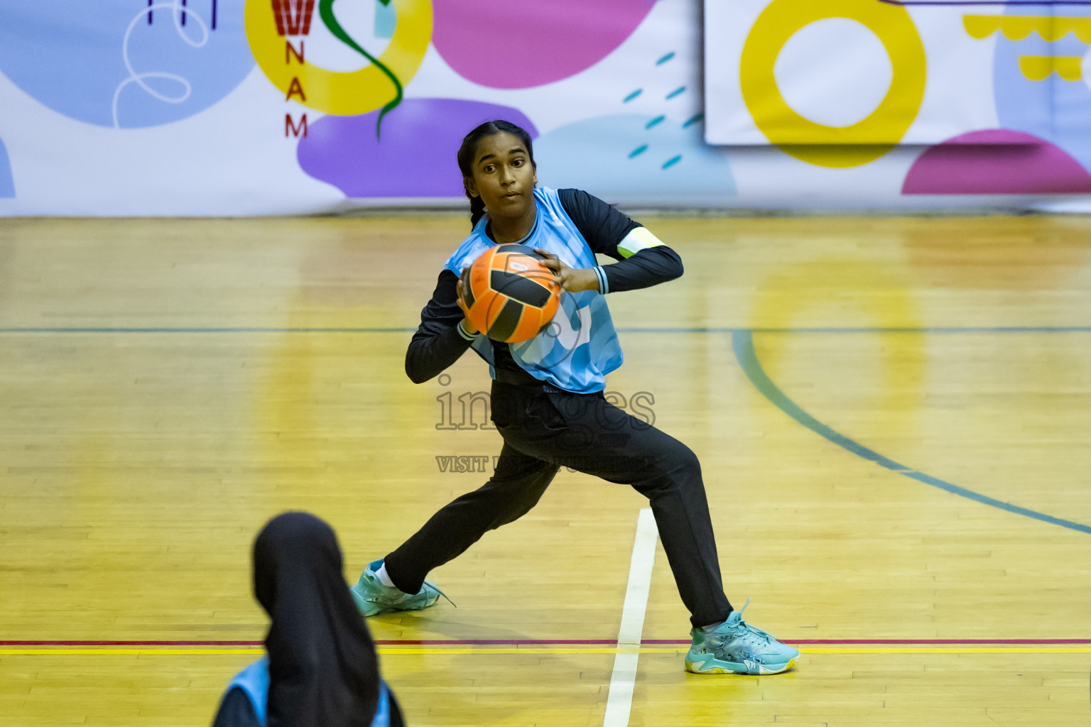 Day 12 of 25th Inter-School Netball Tournament was held in Social Center at Male', Maldives on Thursday, 22nd August 2024.