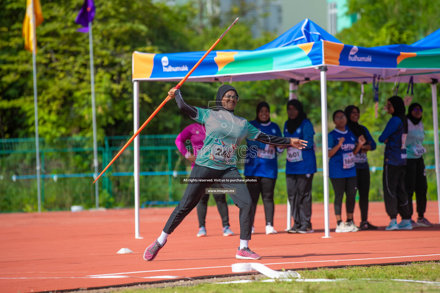 Day two of Inter School Athletics Championship 2023 was held at Hulhumale' Running Track at Hulhumale', Maldives on Sunday, 15th May 2023. Photos: Nausham Waheed / images.mv