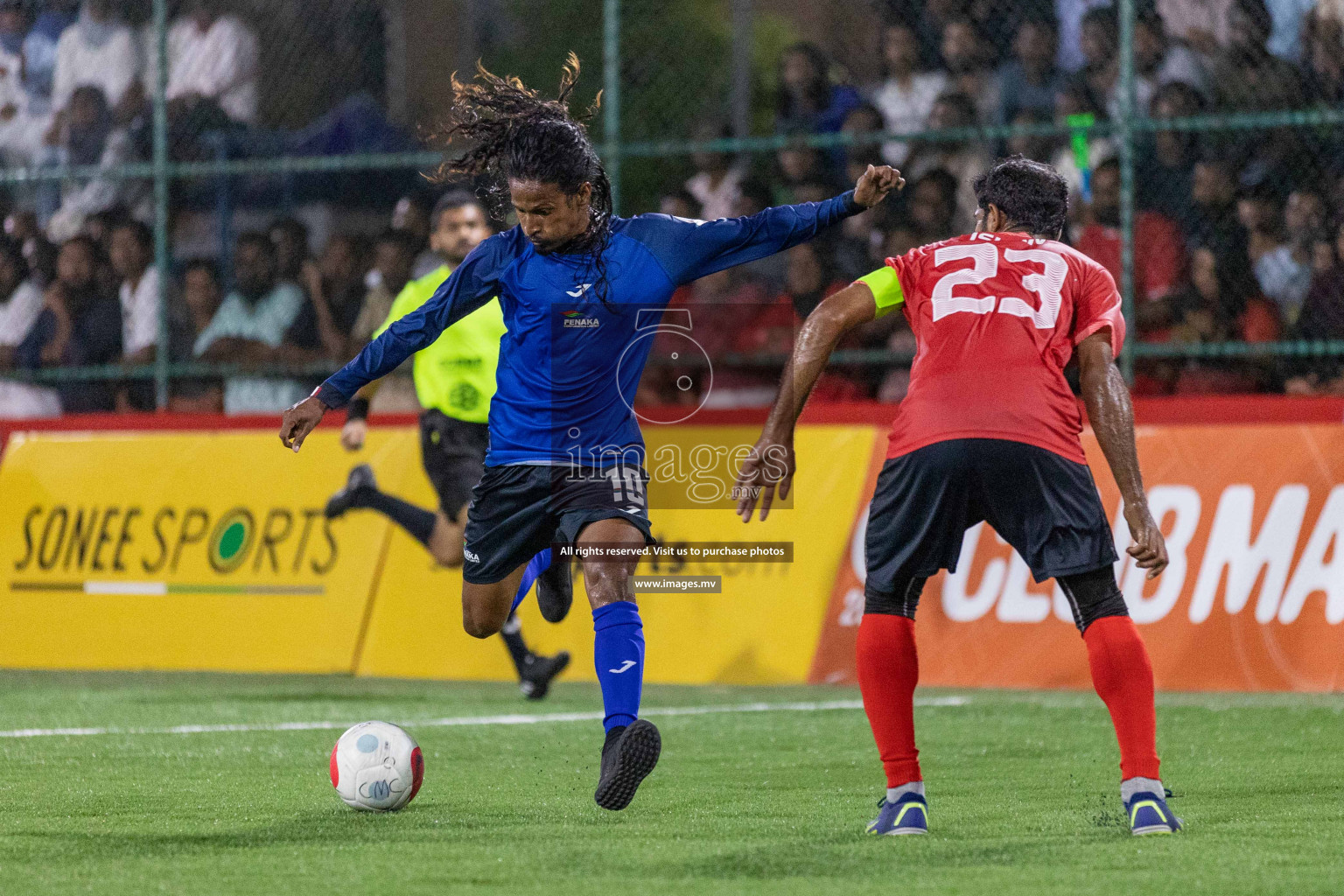 Team Fenaka vs United BML in Club Maldives Cup 2022 was held in Hulhumale', Maldives on Sunday, 9th October 2022. Photos: Ismail Thoriq / images.mv