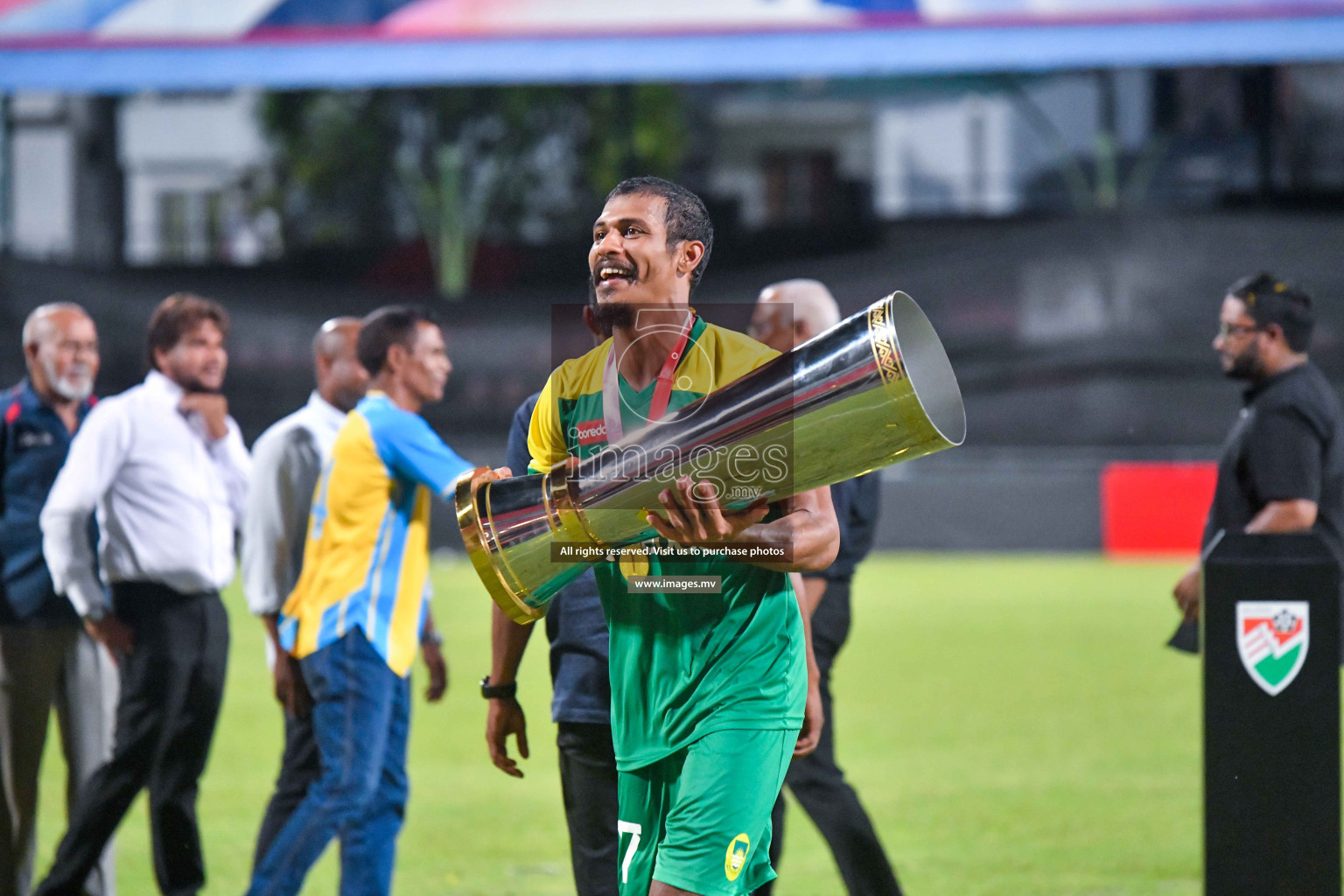 President's Cup 2023 Final - Maziya Sports & Recreation vs Club Eagles, held in National Football Stadium, Male', Maldives  Photos: Nausham Waheed/ Images.mv