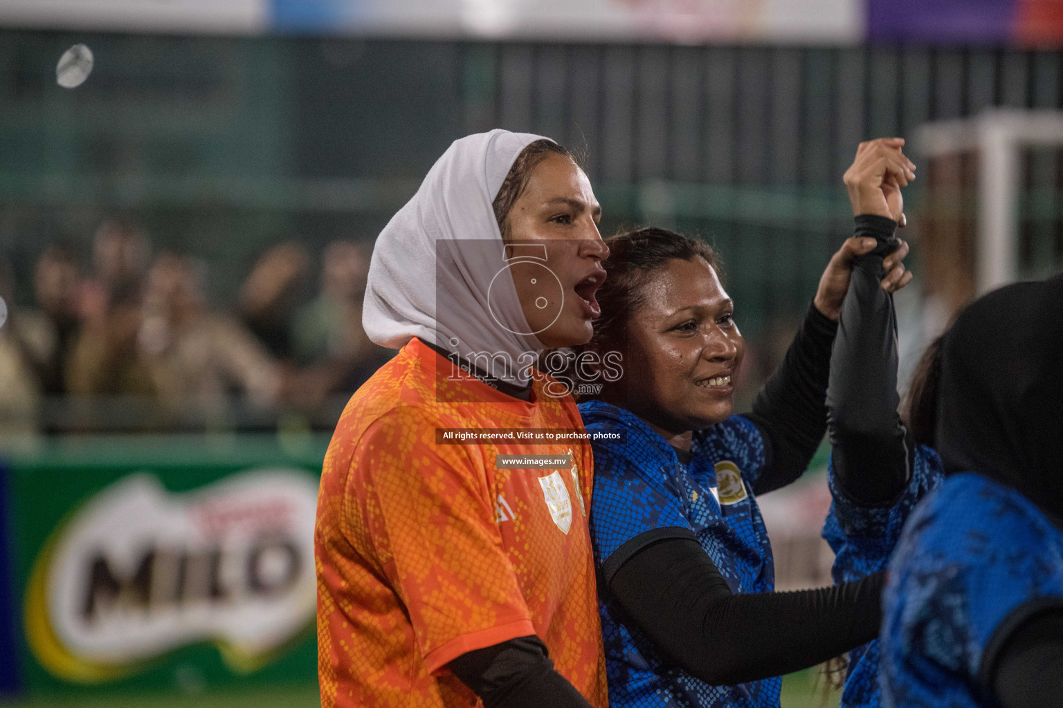 Ports Limited vs WAMCO - in the Finals 18/30 Women's Futsal Fiesta 2021 held in Hulhumale, Maldives on 18 December 2021. Photos by Nausham Waheed & Shuu Abdul Sattar