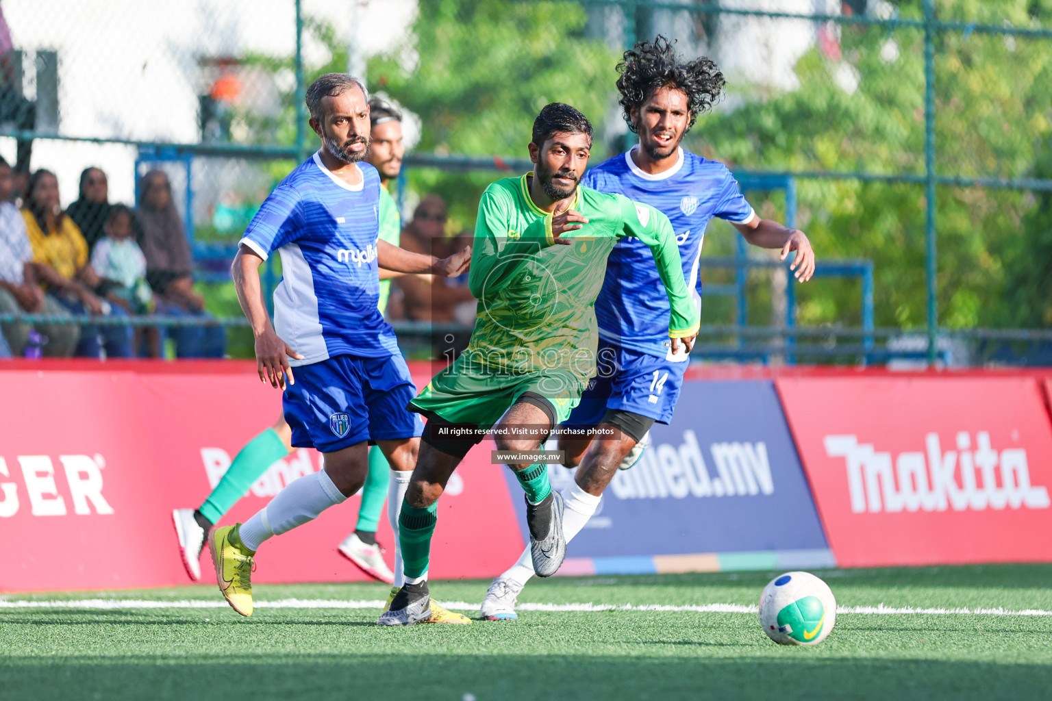 Team Allied vs Gas Club in Club Maldives Cup 2023 held in Hulhumale, Maldives, on Saturday, 22nd July 2023. Photos: Nausham Waheed / images.mv