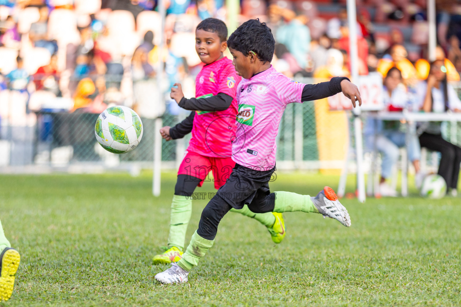 Day 2 of MILO Kids Football Fiesta was held at National Stadium in Male', Maldives on Saturday, 24th February 2024.