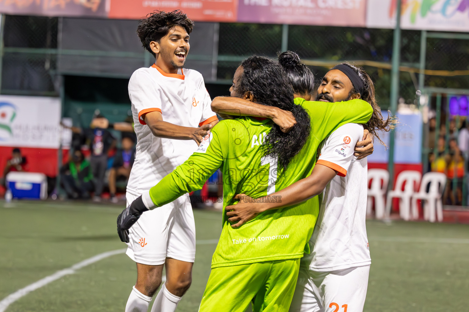 United BML vs Dhiraagu in Round of 16 of Club Maldives Cup 2024 held in Rehendi Futsal Ground, Hulhumale', Maldives on Tuesday, 8th October 2024. Photos: Ismail Thoriq / images.mv