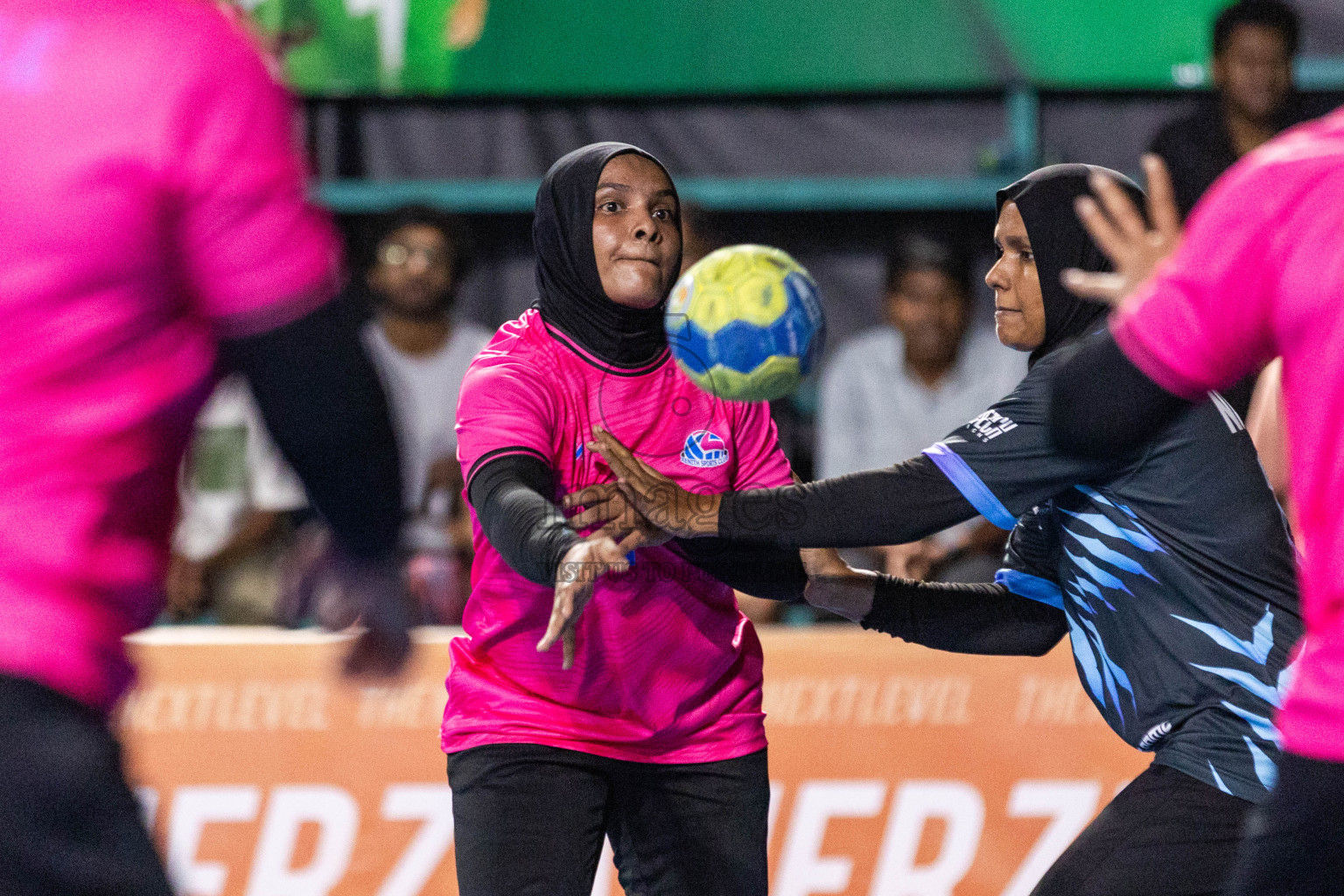 Day 18 of 10th National Handball Tournament 2023, held in Handball ground, Male', Maldives on Sunday, 17th December 2023 Photos: Nausham Waheed/ Images.mv