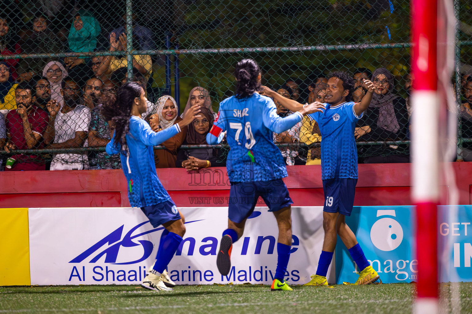 GA Kanduhulhudhoo vs GA Gemanafushi in Day 27 of Golden Futsal Challenge 2024 was held on Saturday , 10th February 2024 in Hulhumale', Maldives
Photos: Ismail Thoriq / images.mv