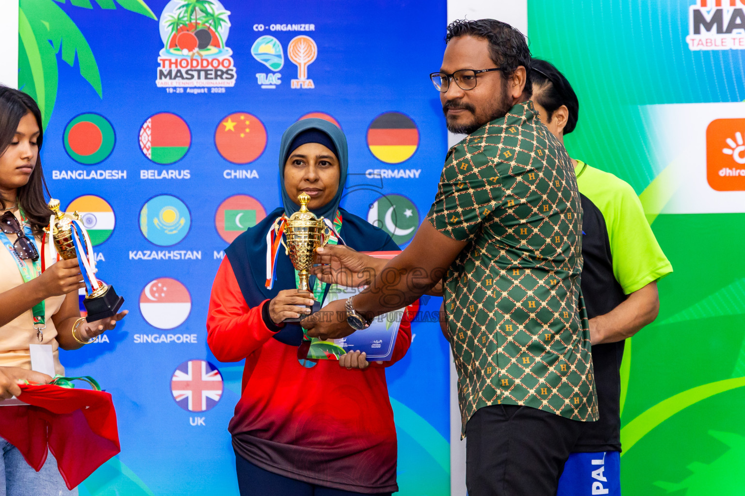Day 3 of 1st Thoddoo Masters Table Tennis Tournament was held on Saturday, 23rd August 2025 in AA Thoddoo, Maldives. Photos: Nausham Waheed / images.mv