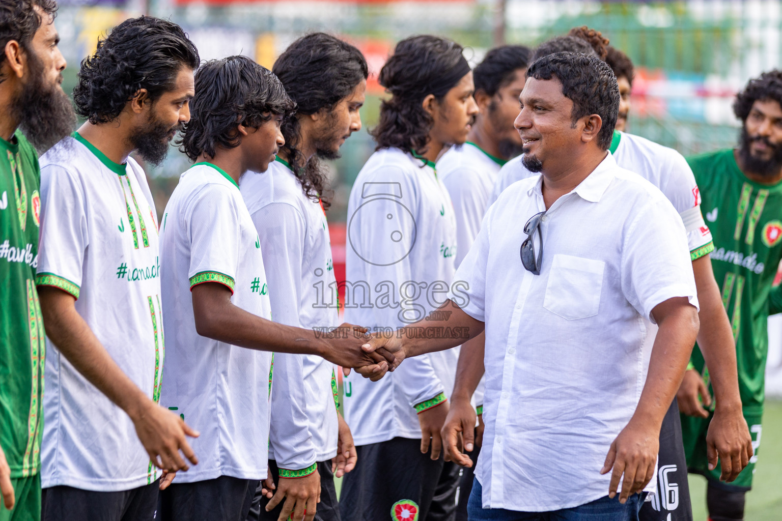 AA. Maalhos VS AA. Bodufolhudhoo in Day 7 of Golden Futsal Challenge 2025 was held on Saturday, 11th January 2025, in Hulhumale', Maldives 
Photos: Hassan Simah / images.mv
