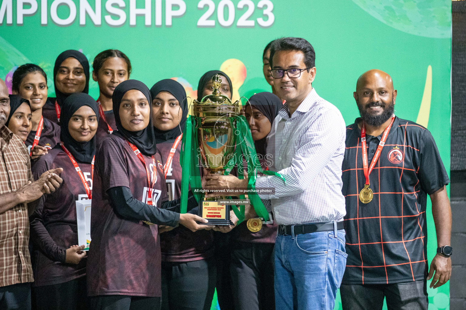 Finals of 6th MILO Handball Maldives Championship 2023, held in Handball ground, Male', Maldives on 10th June 2023 Photos: Nausham waheed / images.mv