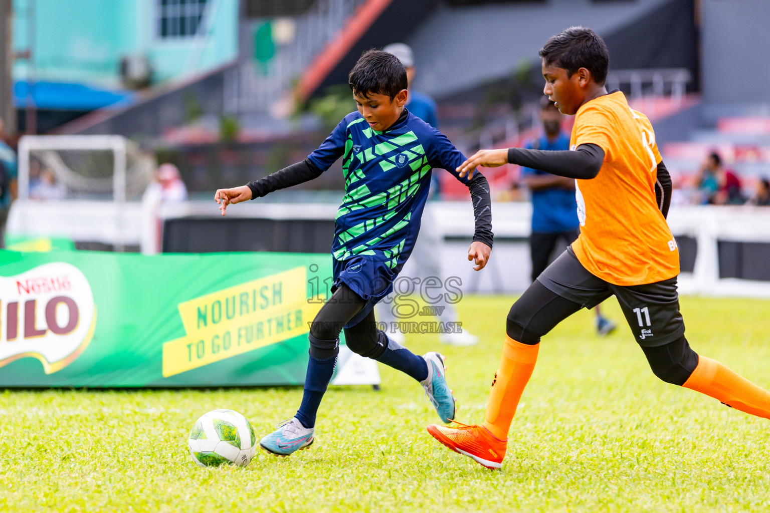 Day 2 of Under 10 MILO Academy Championship 2024 was held at National Stadium in Male', Maldives on Saturday, 27th April 2024. Photos: Nausham Waheed / images.mv