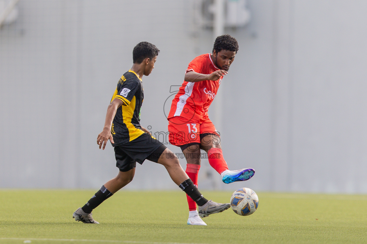 CC Sports Club VS Aajeelakah Eydhafushi FA in Day 6 of Eydhafushi Cup 2025 held in Eydhafushi Football Stadium at B. Eydhafushi, Maldives on Wednesday, 10th September 2025. Photos: Arif Rasheed / images.mv