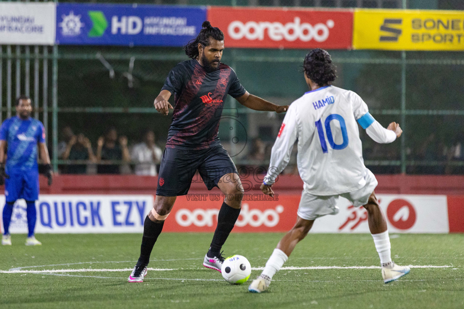 HA. Ihavandhoo vs HA. Muraidhoo in Day 1 of Golden Futsal Challenge 2024 was held on Monday, 15th January 2024, in Hulhumale', Maldives Photos: Nausham Waheed  / images.mv