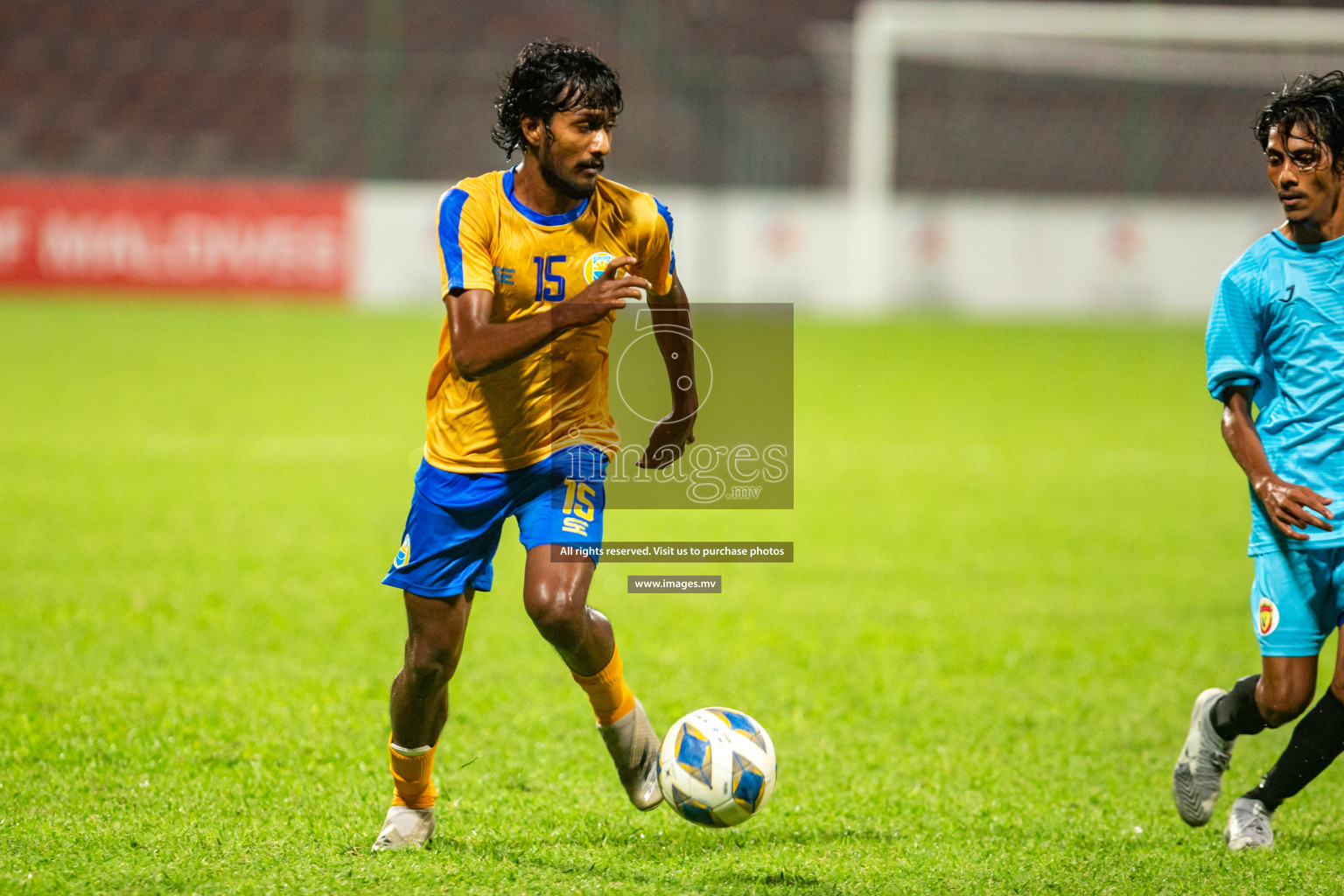 Club Valencia vs United Victory in the President's Cup 2021/2022 held in Male', Maldives on 19 December 2021