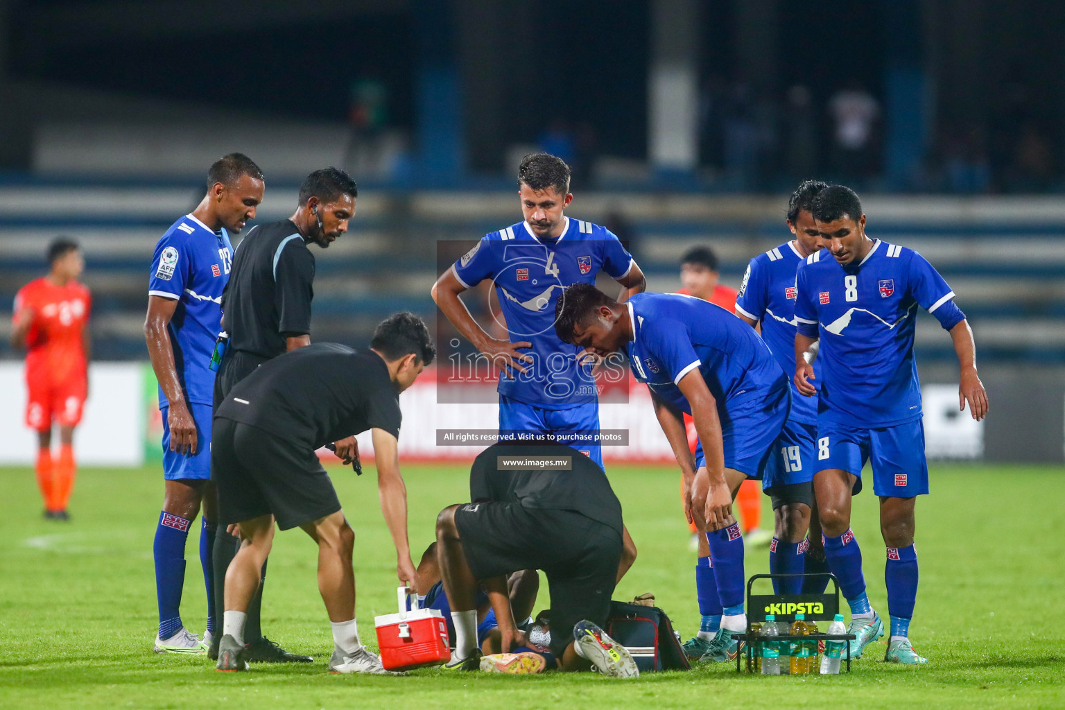 Nepal vs India in SAFF Championship 2023 held in Sree Kanteerava Stadium, Bengaluru, India, on Saturday, 24th June 2023. Photos: Hassan Simah / images.mv