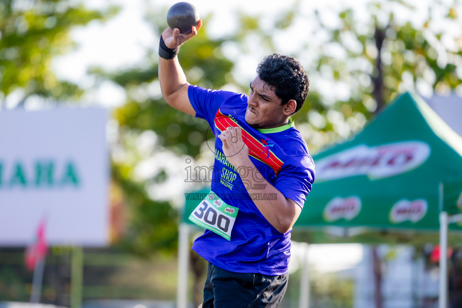 Day 1 of 12th Milo Association Championships was held in Ekuveni Track at Male', Maldives on Thursday, 24th April 2025. Photos: Nausham Waheed / images.mv
