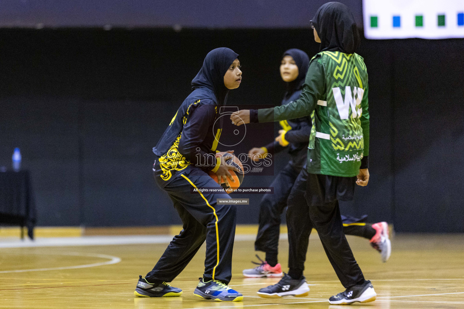 24th Interschool Netball Tournament 2023 was held in Social Center, Male', Maldives on 27th October 2023. Photos: Nausham Waheed / images.mv