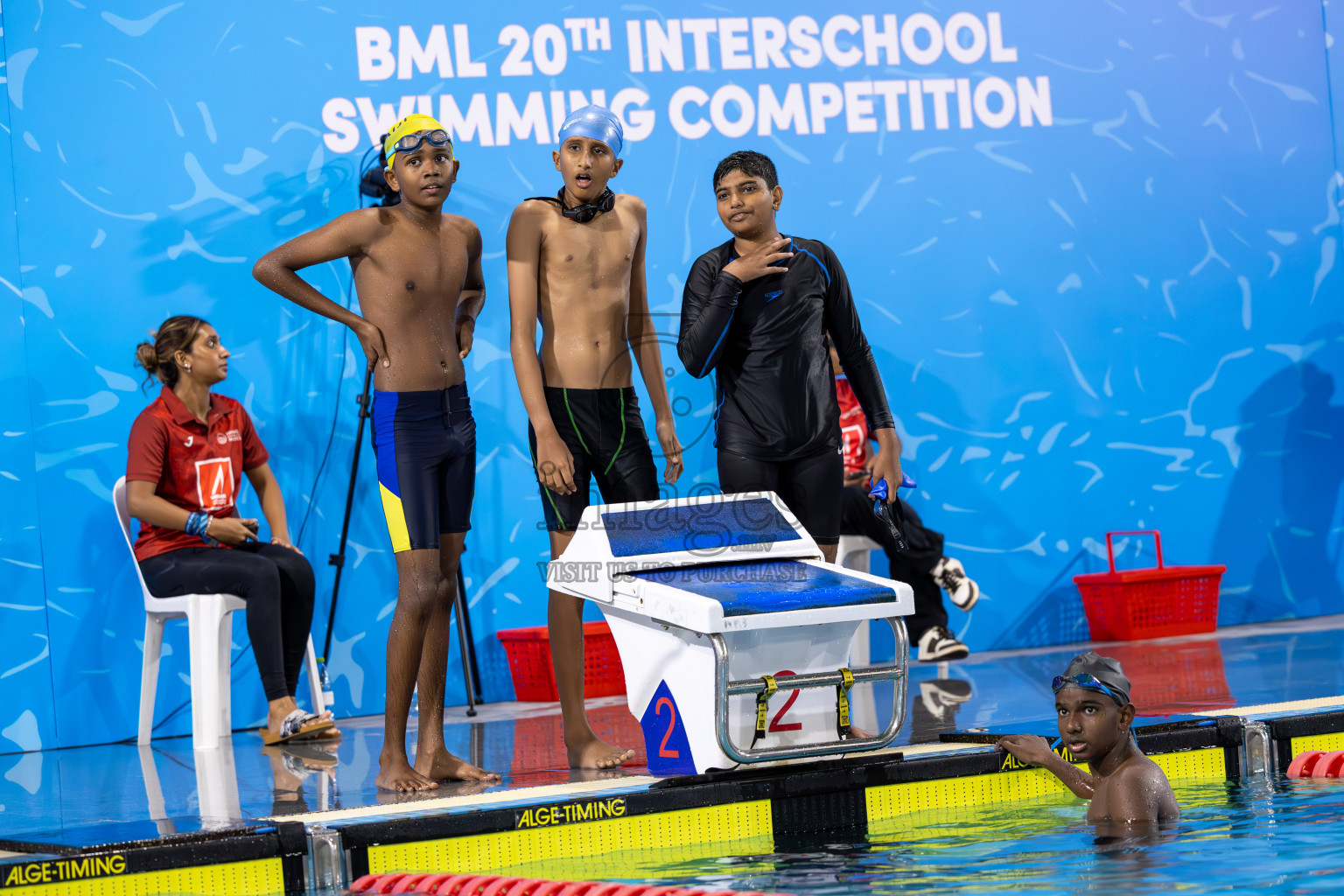 Day 2 of 20th BML Inter-school Swimming Competition 2024 held in Hulhumale', Maldives on Sunday, 13th October 2024. Photos: Ismail Thoriq / images.mv