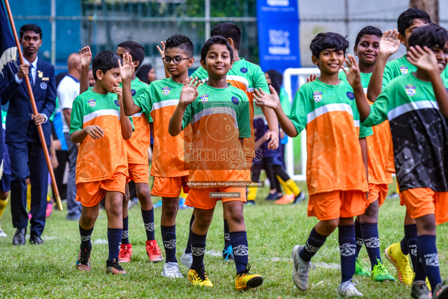 Day 1 of Milo Kids Football Fiesta 2022 was held in Male', Maldives on 19th October 2022. Photos: Nausham Waheed/ images.mv