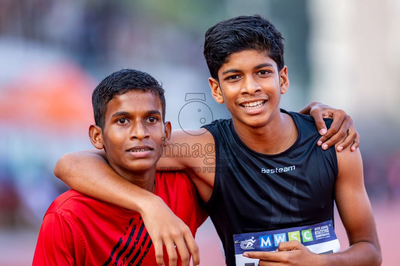 Day 5 of MWSC Interschool Athletics Championships 2024 held in Hulhumale Running Track, Hulhumale, Maldives on Wednesday, 13th November 2024. Photos by: Nausham Waheed / Images.mv