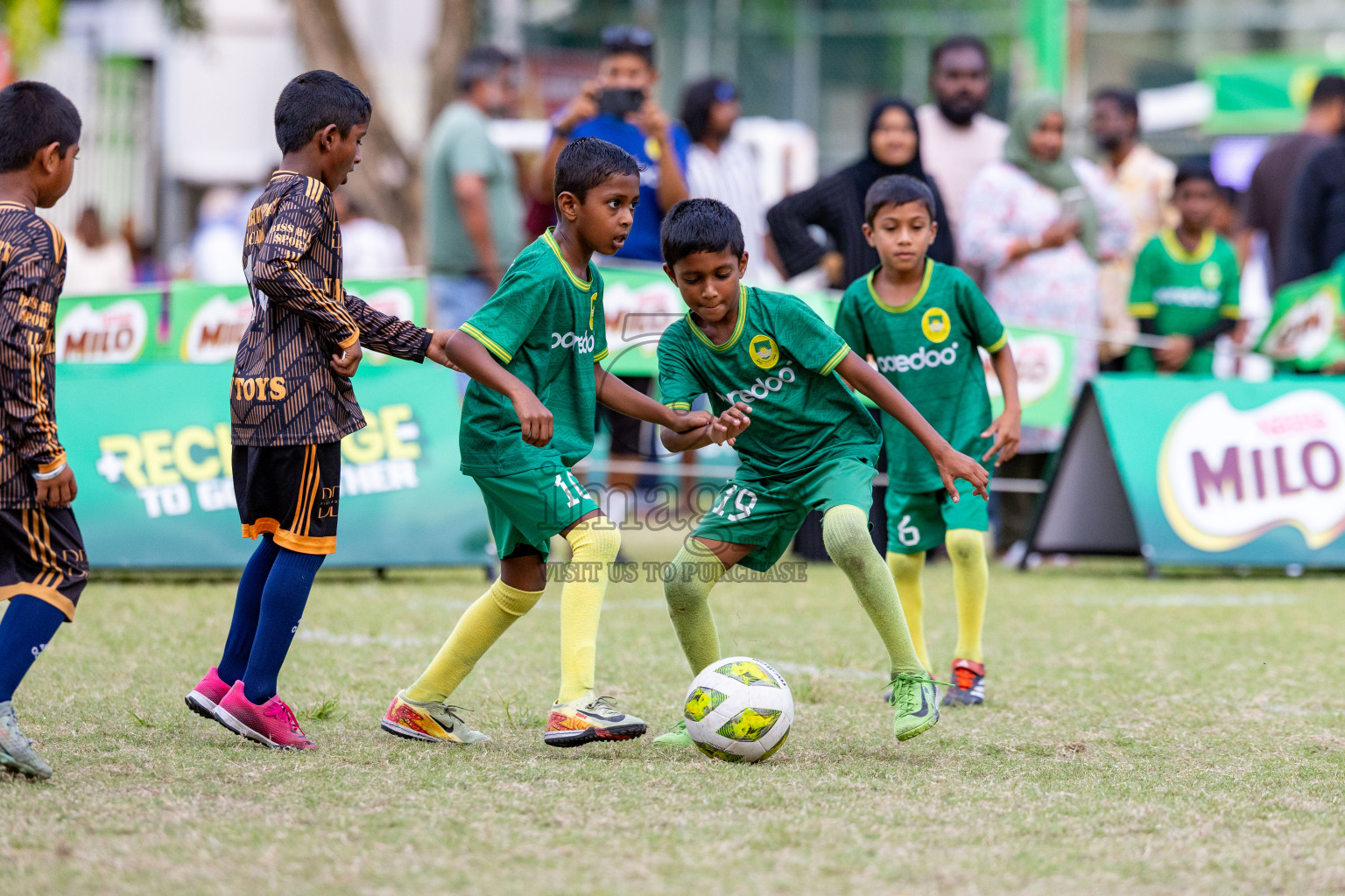Day 2 of MILO SVAM Juniors 2025 (U-8) was held at Henveiru Stadium in Male', Maldives on Friday, 27th June 2025. 

Photos: Hassan Simah / images.mv