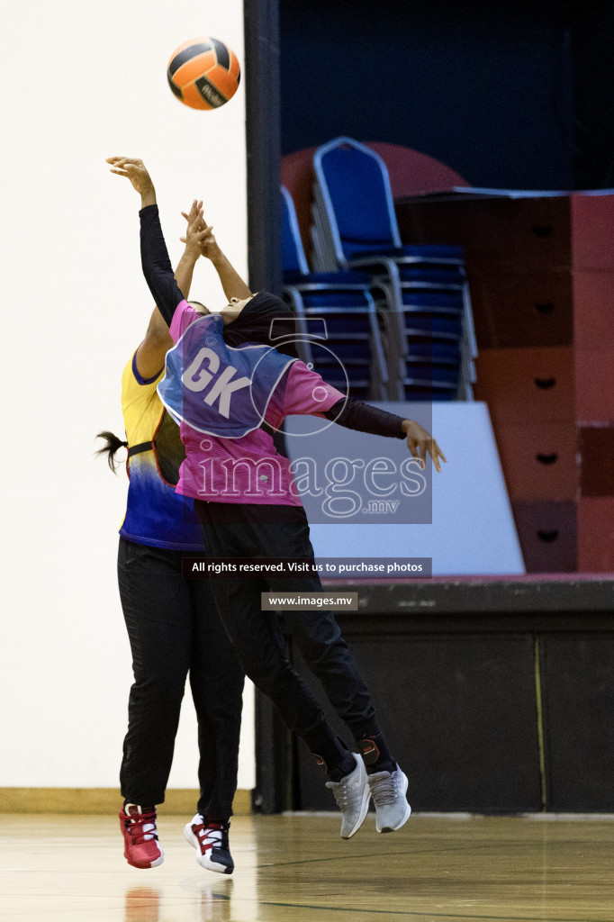 Sports Club Shinning Star vs Kulhudhuffushi in the Milo National Netball Tournament 2022 on 19 July 2022, held in Social Center, Male', Maldives. Photographer: Shuu / Images.mv