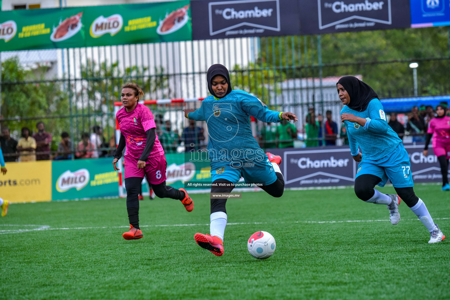 WAMCO vs Club MYS in Eighteen Thirty Women's Futsal Fiesta 2022 was held in Hulhumale', Maldives on Wednesday, 12th October 2022. Photos: Nausham Waheed / images.mv