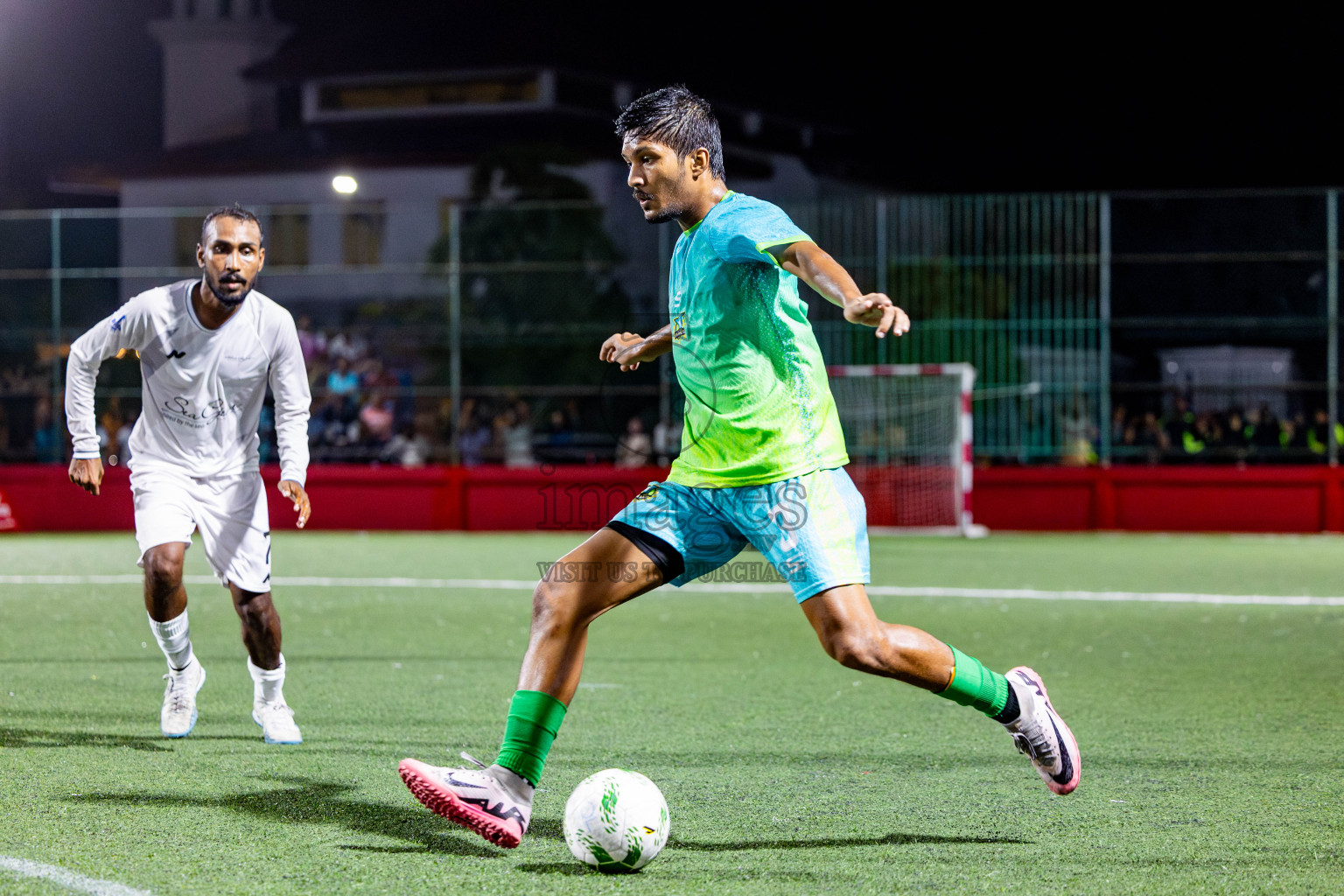 Silver Sands vs Club WAMCO in Day 14 of Office League 2025 was held on Tuesday, 29th April 2025 in Hulhumale', Maldives. Photos: Nausham Waheed / images.mv