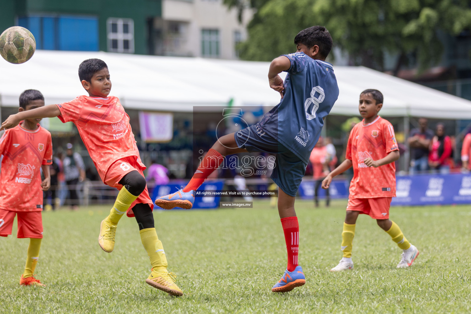 Day 1 of Nestle kids football fiesta, held in Henveyru Football Stadium, Male', Maldives on Wednesday, 11th October 2023 Photos: Shut Abdul Sattar/ Images.mv